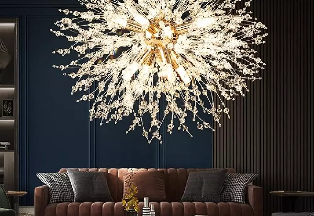 dandelion crystal chandelier