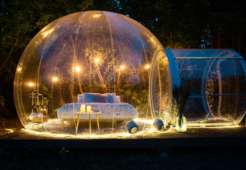 under the stars bubble tent