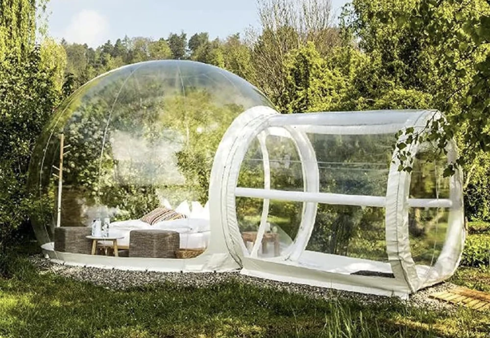 bubble tent dinner party