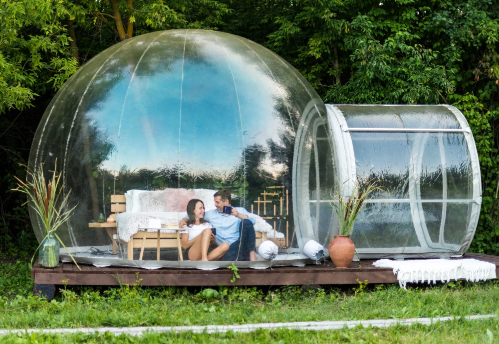 bubble tents glamping