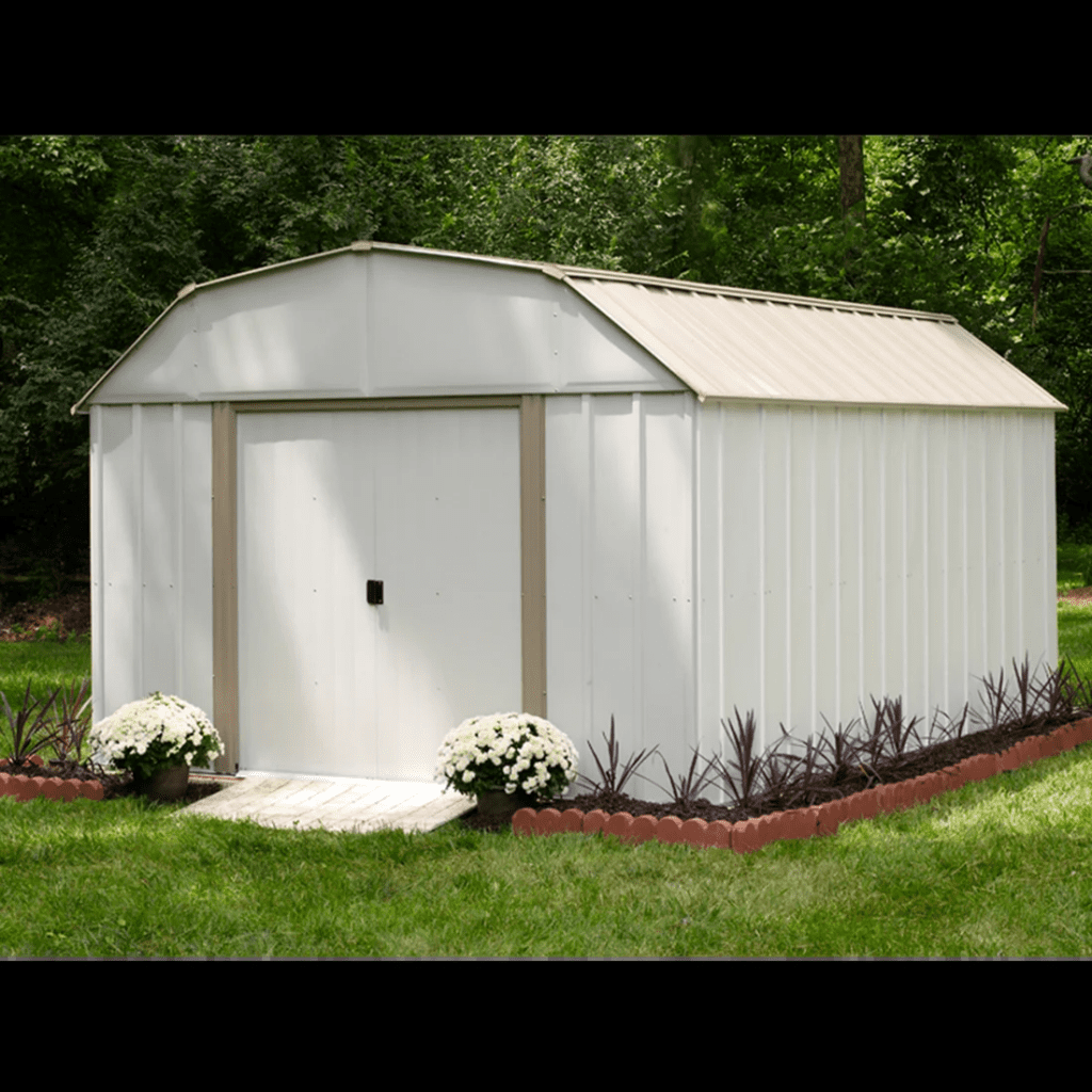 Sturdy 10×14 ft Outdoor Steel Storage Shed – Garden & Utility Solution