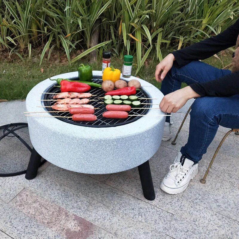 Versatile Electric Indoor/Outdoor Korean BBQ Grill & Firepit – Stainless Steel Portable Grill - US $1,799.99